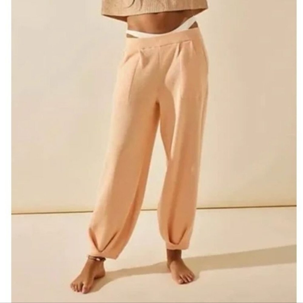Free People Pink Barrel Sweater Pants Size: XS